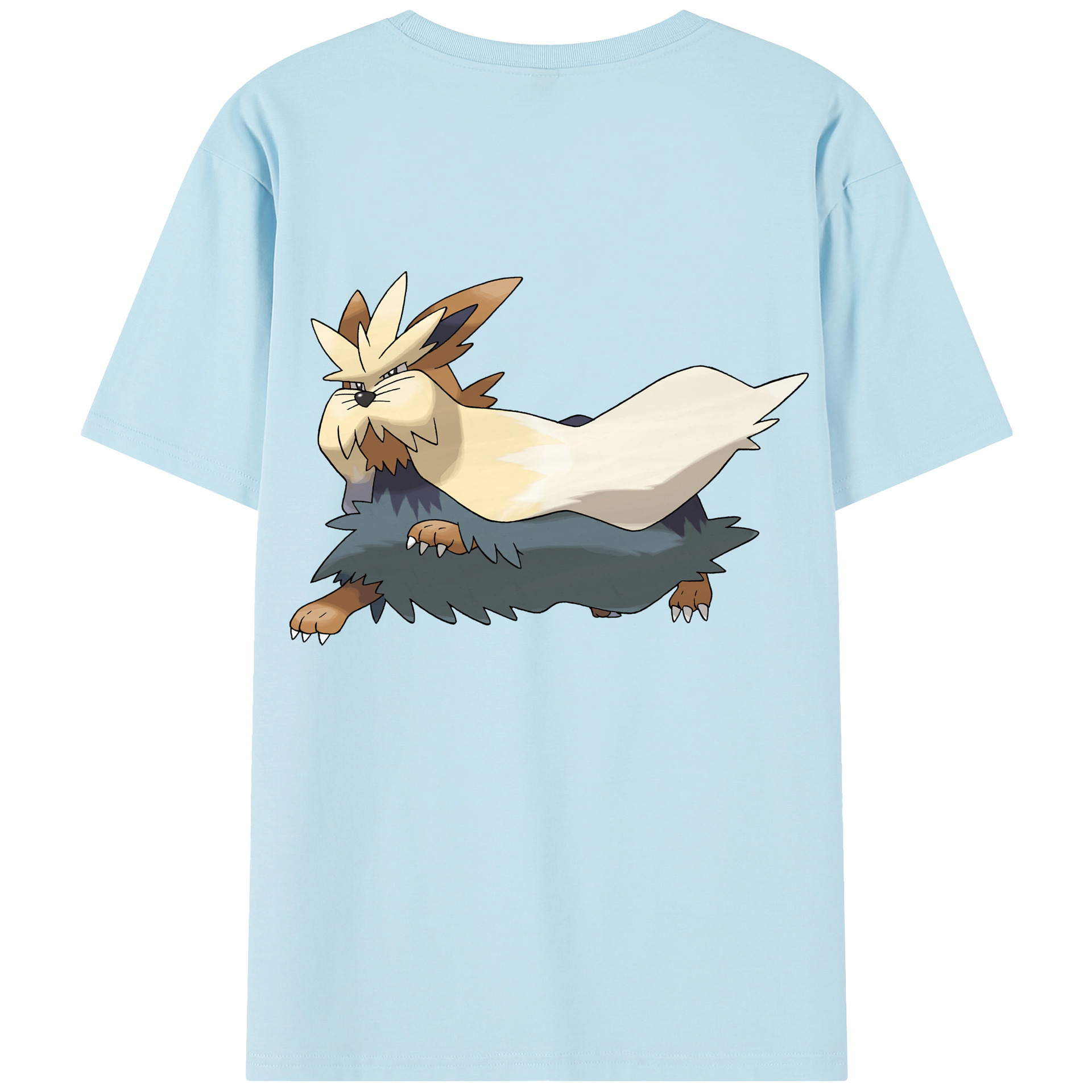 （画像用） ポケットモンスター Pokémon 綿100％半袖Tシャツ（背面プリント）